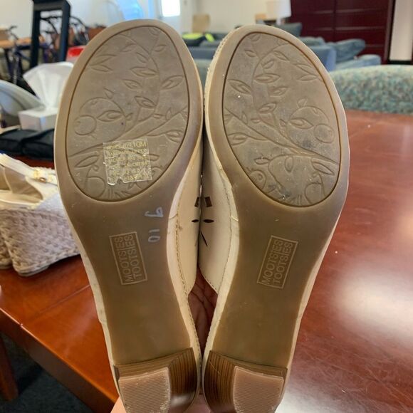 Mootsies Tootsies Heeled Leather Sandal sz 10 - Picture 6 of 6